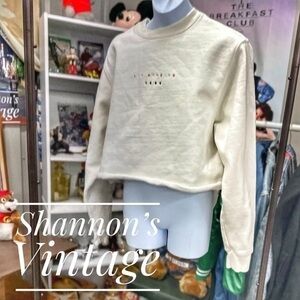 John Galt X Brandy Melville sz small Los Angeles cropped crewneck A29